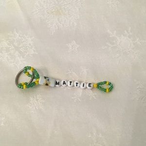 MATTIE personalized keychain-NEW